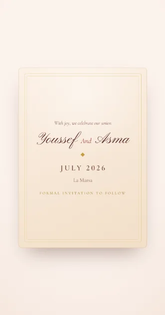 Modèle d'invitation Flip Card